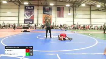 100 lbs Rr Rnd 1 - Braxtyn Bauer, Fort Hammers vs Nicholas Podgurski, Force Wrestling Club