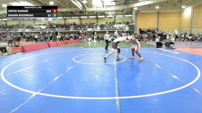 215 lbs Consi Of 16 #2 - Justin Barker, Danbury vs Shawn Boudreau, Alvirne