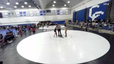 130 lbs Champ. Round 2 - Kaylee Rodriguez-Sambrano, La Habra High School vs Dina Yancor Chavez, Loara