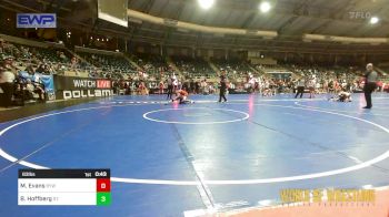 83 lbs Consi Of 16 #1 - Miles Evans, Bristow Youth Wrestling vs Bennett Hoffberg, St. Charles Wrestling