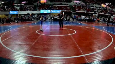 50 lbs Quarterfinal - Emersen Seim, Douglas Wrestling Club vs Bear Holloway, Mat Demon Wrestling Club