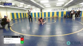 Quarterfinal - Joel Campell, El Reno Wrestling Club vs Brayden Jones, Newcastle Youth Wrestling