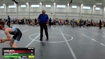 84 lbs Round 8 (10 Team) - Layne Smith, Dayton Bandits vs Seth Hollerman, Rambler WC