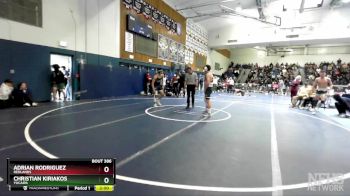 144 lbs Quarterfinal - Adrian Rodriguez, Redlands vs Christian Kiriakos, Yucaipa