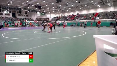 190 lbs Consolation Bracket - Javonte Johnson, Richmond vs GeAnde Payne, Warren Central