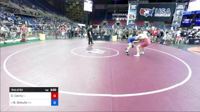 215 lbs Rnd Of 64 - Dylan Cerny, IL vs Ben Schultz, MN