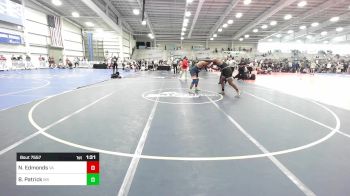 285 lbs Round Of 16 - Naa'sir Edmonds, VA vs Blayne Patrick, MS