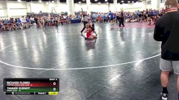 126 lbs Round 2 (8 Team) - Tanner Guenot, MAWA Blue vs Richard Flores, Foxfire Wrestling Club