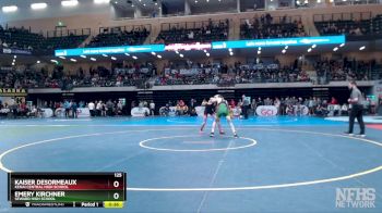 125 lbs Cons. Round 3 - Emery Kirchner, Seward High School vs Kaiser DesOrmeaux, Kenai Central High School