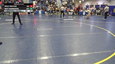 130 lbs Consy 3 - Rolly Walylko, Bishop McCort vs Matt Harrington, Cathedral Prep