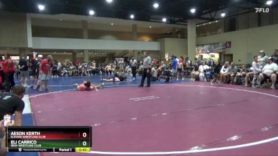 70 lbs Cons. Semi - Eli Carrico, Irish Wrestling Club vs Aeson Kerth, Elevate Wrestling Club