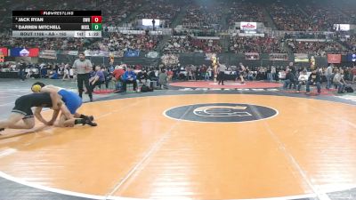AA - 165 lbs Quarterfinal - Darren Mitchell, Missoula Big Sky / Loyola Sacred Heart vs Jack Ryan, Billings West