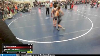 97 lbs Champ. Round 1 - Sawyer Kundinger, WI vs Wyatt Koenen, MN