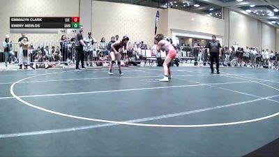 116 lbs Final - Emmalyn Clark, Elk Grove Wr Ac vs Emery Merlos, Savage House WC