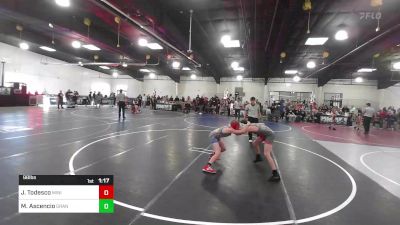 98 lbs Quarterfinal - Jaxon Todesco, Mini Avengers vs Miguel Ascencio, Grant County Elite