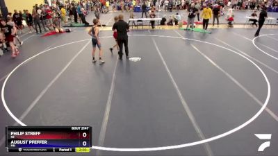 106 lbs Cons. Round 1 - Philip Streff, NE vs August Pfeffer, MN