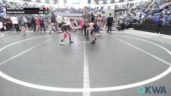 70-73 lbs Rr Rnd 3 - Mason Nolan, Blue Devil Wrestling vs Beau Detwiler, Cowboy Wrestling Club