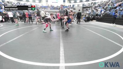 70-73 lbs Rr Rnd 3 - Mason Nolan, Blue Devil Wrestling vs Beau Detwiler, Cowboy Wrestling Club