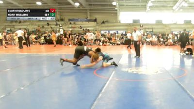 182 lbs Round Of 16 - Sean Breedlove, Indiana Outlaws Black - HSB vs Noah Williams, 4M Power - HSB