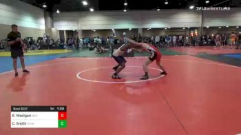 132 lbs Prelims - Evan Madigan, New Hampshire vs Christian Smith, Purnell Swett High School Wrestling