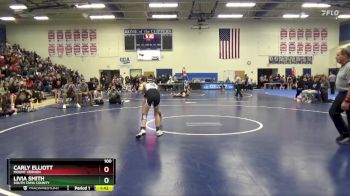 100 lbs Quarterfinal - Carly Elliott, Mount Vernon vs Livia Smith, South Tama County