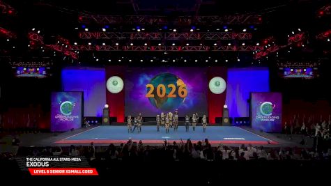 California All Stars - Exodus [2026 L6 Senior XSmall Coed Semis] 2026 The Cheerleading Worlds
