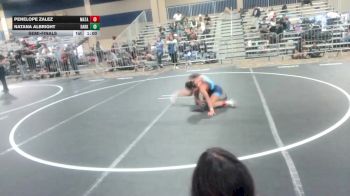 94 lbs Semifinal - Penelope Zalez, Matador WC vs Natana Albright, Dark Horse