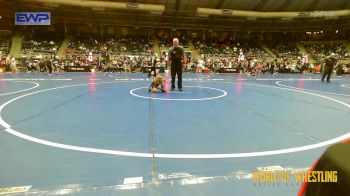 55 lbs 3rd Place - Alfie Steward, Dominate Club Wrestling vs Jasper Lockett Jr, Cowboy Wrestling Club