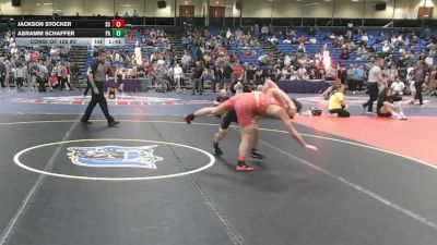 126 lbs Consi Of 128 #2 - Jackson Stocker, SC vs Abramm Schaffer, PA