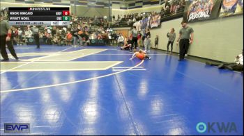 46 lbs Consolation - Knox Kincaid, Grover Rains Wrestling Club vs Wyatt Noel, Cowboy Wrestling Club