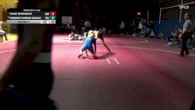 132 lbs Round 3 - Gage Spurgeon, Eddyville-Blakesburg-Fremont vs Robinson Paredes Morado, West Liberty