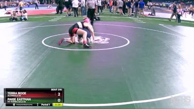 Girls-135 lbs Cons. Round 3 - Paige Eastman, Mt Morris (EAJ) HS vs Terra Booe, Allendale HS