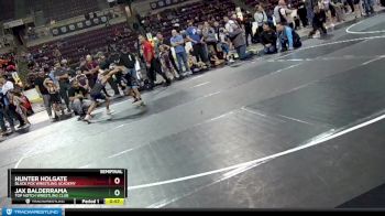 62 lbs Semifinal - Jax Balderrama, Top Notch Wrestling Club vs Hunter Holgate, Black Fox Wrestling Academy