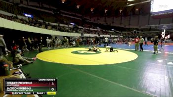 National 6-8 125 Champ. Round 1 - Conner Pickering, Jolliff Middle vs Jackson Robbins, Great Bridge Wrestling Club