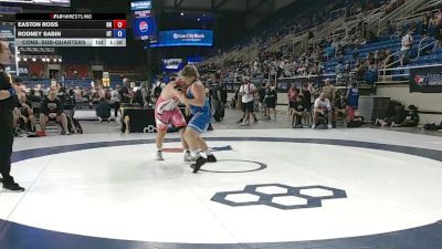 215 lbs Cons. Sub-quarters - Easton Ross, Ohio vs Rodney Sabin, Utah