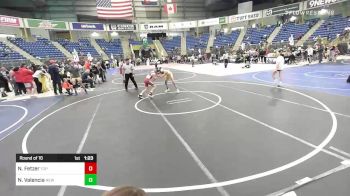 95 lbs Round Of 16 - Nate Fetzer, Top Notch vs Nickolas Valencia, New Mexico Bad Boyz