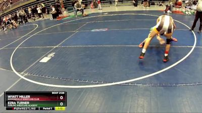 118 lbs Quarterfinal - Ezra Turner, Sublime Wrestling Academy vs Wyatt Miller, Diamondville Wrestling Club