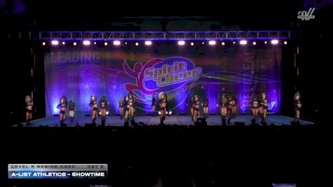 A-List Athletics - Showtime [2026 L5 Senior Coed Day 2] 2026 Spirit Cheer Grand Nationals
