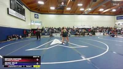 180 lbs Champ. Round 1 - Brydon Switzer, University Of Alberta vs Keana Valle, Menlo College