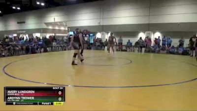 190 lbs Round 5 (8 Team) - Avery Lundgren, Queen Bees vs Ardynn Trower, STL YELLOW