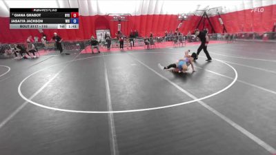 110 lbs 2nd Place Match - Giana Grabot, B.A.M. Training Center vs Jasaiya Jackson, Wisconsin