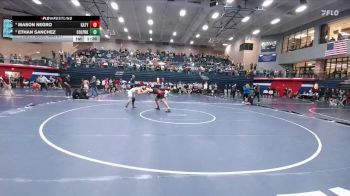 190 lbs 1st Place Match - Mason Negro, Katy vs Ethan Sanchez, Conroe Woodlands College Park