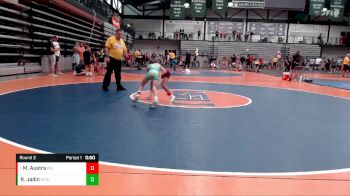 64-69 lbs Round 2 - Makenna Austra, Bulls WC vs Raelynn Jadin, Oak Forest Warriors Wrestling