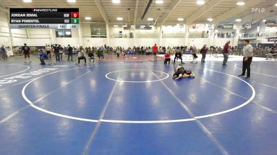 96 lbs Quarterfinal - Jordan Jemal, New Canaan vs Ryan Pimentel, Red Roots WC