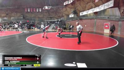 165 lbs Semifinal - Edward Ramirez, Santa Ana College vs Cael Garriott, Cerritos College