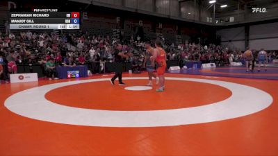 92kg Champ. Round 1 - Zephaniah Richard, Crank Wrestling vs Manjot Gill, Independent Wrestling Club