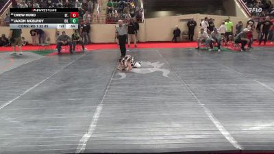 60_B lbs Consi Rd 1 32 #2 - Drew Hurd, St. Marys vs Jaxon McElroy, Oil City