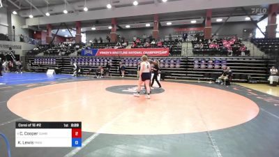 170 lbs Consi Of 16 #2 - Chamira Cooper, Cumberlands (Ky.) vs Katelyn Lewis, Providence (Mont.)