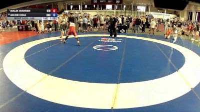 175 lbs Champ. Round 2 - Malik Warren, Harvey Twisters WC vs Jacob Cole, Central Indiana Academy Of Wrestling