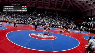 3A-150 lbs Cons. Round 2 - Ryan Rector, Harlem vs Jack Averett, Whitewater